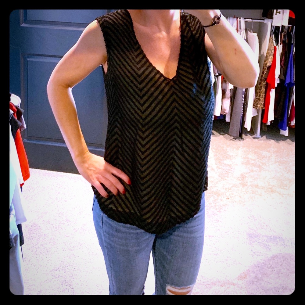 Black Blouse Tank